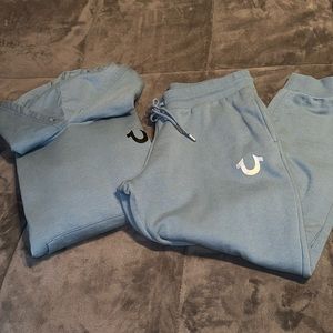 Matching jogger set.
